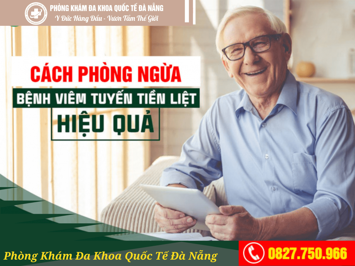 Cách phòng ngừa viêm tuyến tiền liệt