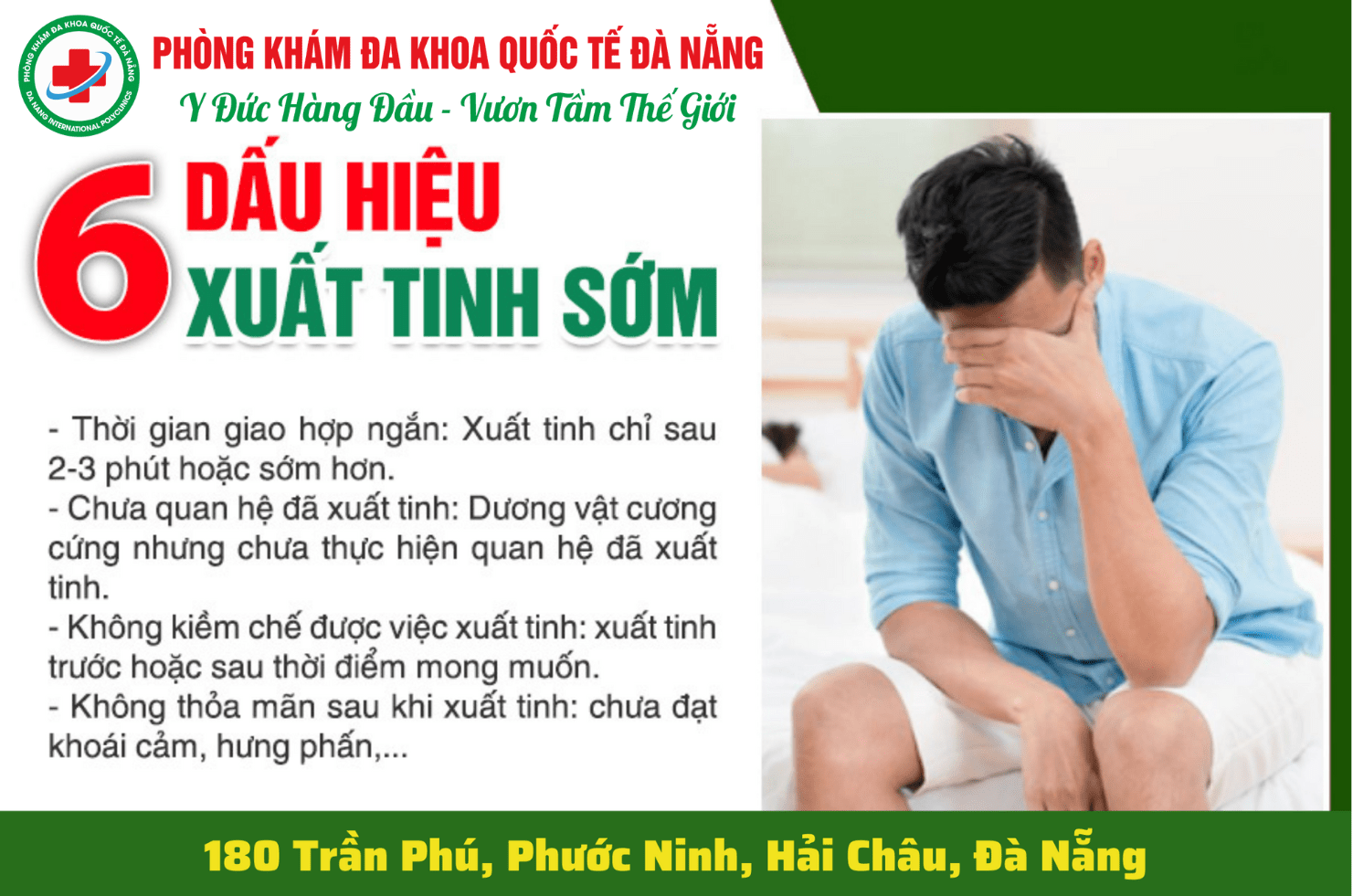 Dấu hiệu xuất tinh sớm
