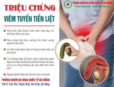 Dấu hiệu, triệu chứng viêm tuyến tiền liệt