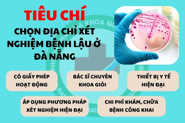 Tiêu chí chọn địa chỉ xét nghiệm lậu ở Đà nẵng