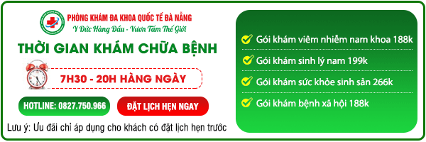 Tư vấn các gói khám tại phòng khám giang mai Đà Nẵng - 180 Trần Phú