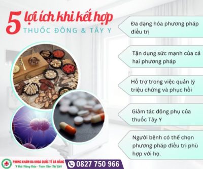 Ưu điểm khi sử dụng phương pháp Đông Tây y kết hợp