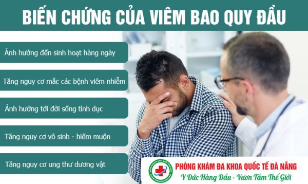 Biến chứng nguy hiểm của viêm bao quy đầu, nam giới cần lưu ý