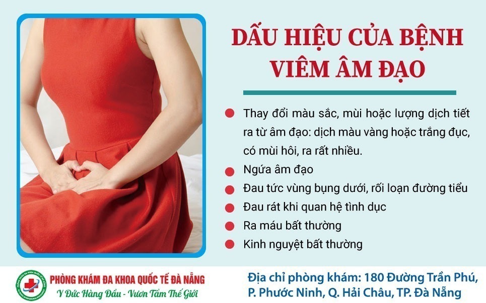 Biểu hiện của bệnh viêm âm đạo