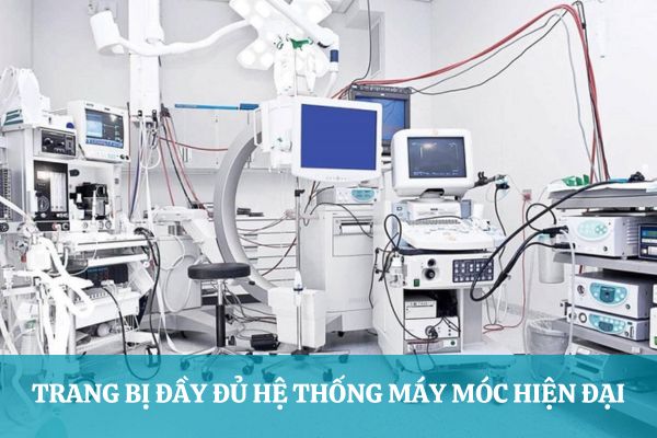 Địa chỉ khám phụ khoa ở Đà Nẵng tốt cần trang bị đầy đủ hệ thống máy móc, thiết bị y tế