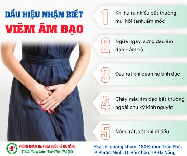 Dấu hiệu nhận biết bệnh viêm âm đạo ở nữ giới