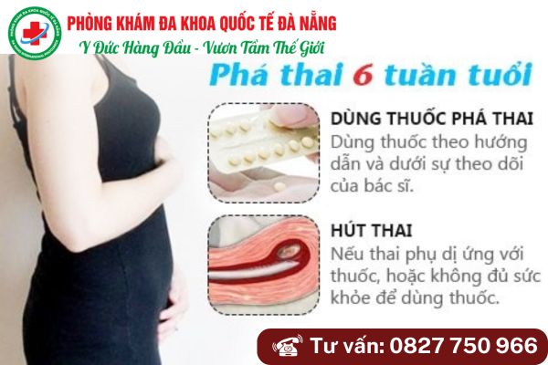 Phương pháp phá thai 6 tuần tuổi