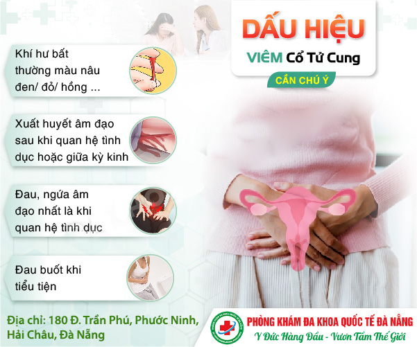 Dấu hiệu viêm cổ tử cung