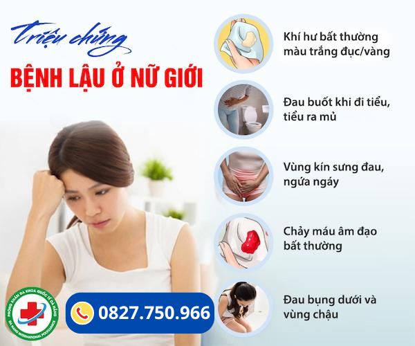 Dấu hiệu cảnh báo bệnh lậu ở nữ