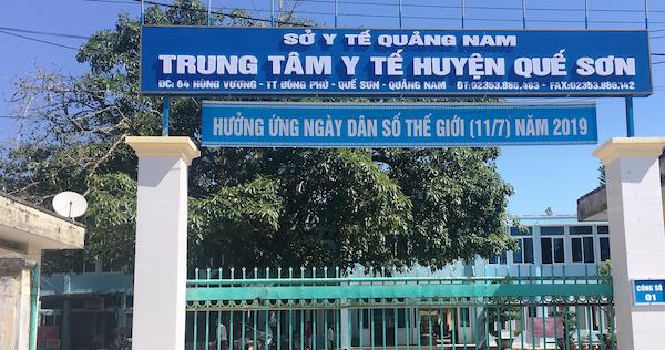 Trung tâm y tế huyện quế sơn