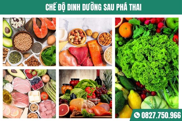 sau khi phá thai nên làm gì? Xây dựng chế độ ăn uống dinh dưỡng