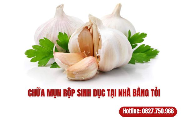 Cách chữa mụn rộp sinh dục bằng tỏi