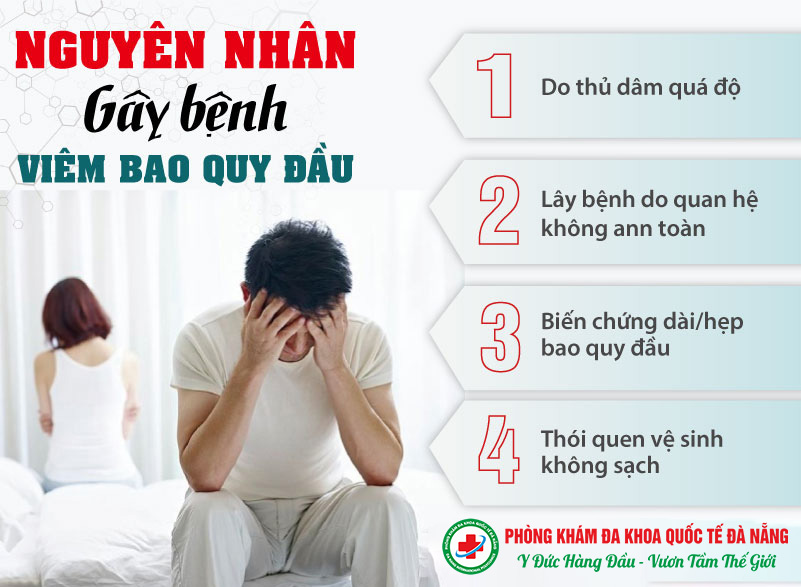 Nguyên nhân gây viêm bao quy đầu